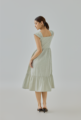 Kaylia Gingham Midi Dress