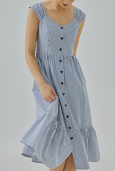 Kaylia Gingham Midi Dress