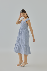 Kaylia Gingham Midi Dress