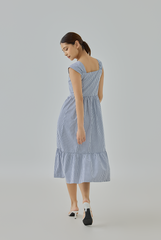 Kaylia Gingham Midi Dress