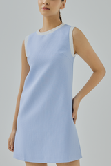 Elina Waffle Textured Mini Dress