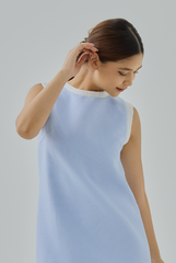 Elina Waffle Textured Mini Dress