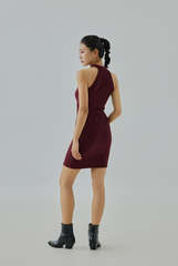 Siena Halter Neck Bodycon Mini Dress