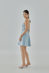 Juniper Self-Tie Denim Dress