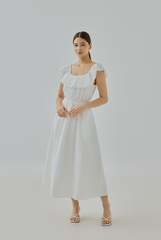 Lynda Ruffle Midi Dress