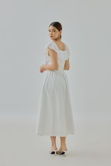 Lynda Ruffle Midi Dress