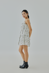 Sunny Floral Mini Tiered Dress