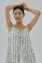 Sunny Floral Mini Tiered Dress