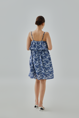 Estee Printed Layered Bodice Dress