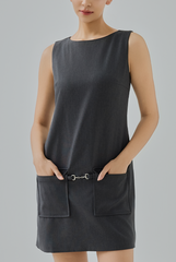 Colette Buckle Shift Dress
