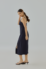 Chiara Square Neck Midi Dress