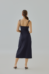 Chiara Square Neck Midi Dress