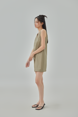 Xena Faux Leather Shift Dress