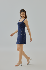 Blair Embroidered Eyelet Mini Dress