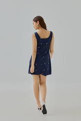 Blair Embroidered Eyelet Mini Dress