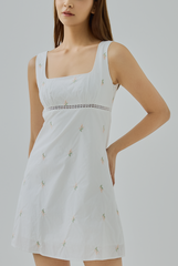 Blair Embroidered Eyelet Mini Dress