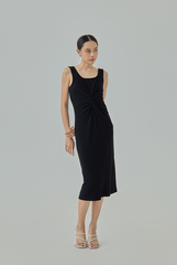 Estelle Knotted Midi Dress