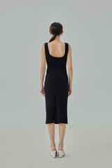 Estelle Knotted Midi Dress