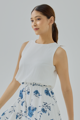 Raylia Floral Printed Blouson Dress