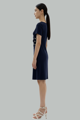 Krithy Side Button Dress
