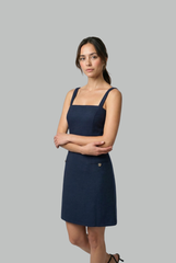 Calista Structured Square Neck Dress
