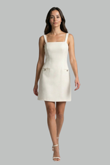 Calista Structured Square Neck Dress