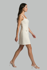 Calista Structured Square Neck Dress
