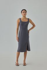 Blare Sculpt Midi Dress
