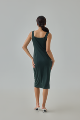 Blare Sculpt Midi Dress