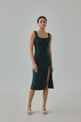 Blare Sculpt Midi Dress