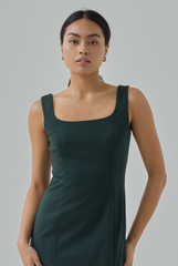 Blare Sculpt Midi Dress