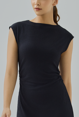 Diane Ribbed Knit Midi Dress