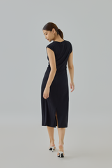 Diane Ribbed Knit Midi Dress