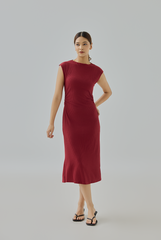 Diane Ribbed Knit Midi Dress