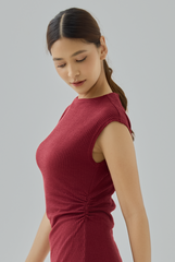 Diane Ribbed Knit Midi Dress