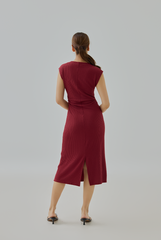 Diane Ribbed Knit Midi Dress