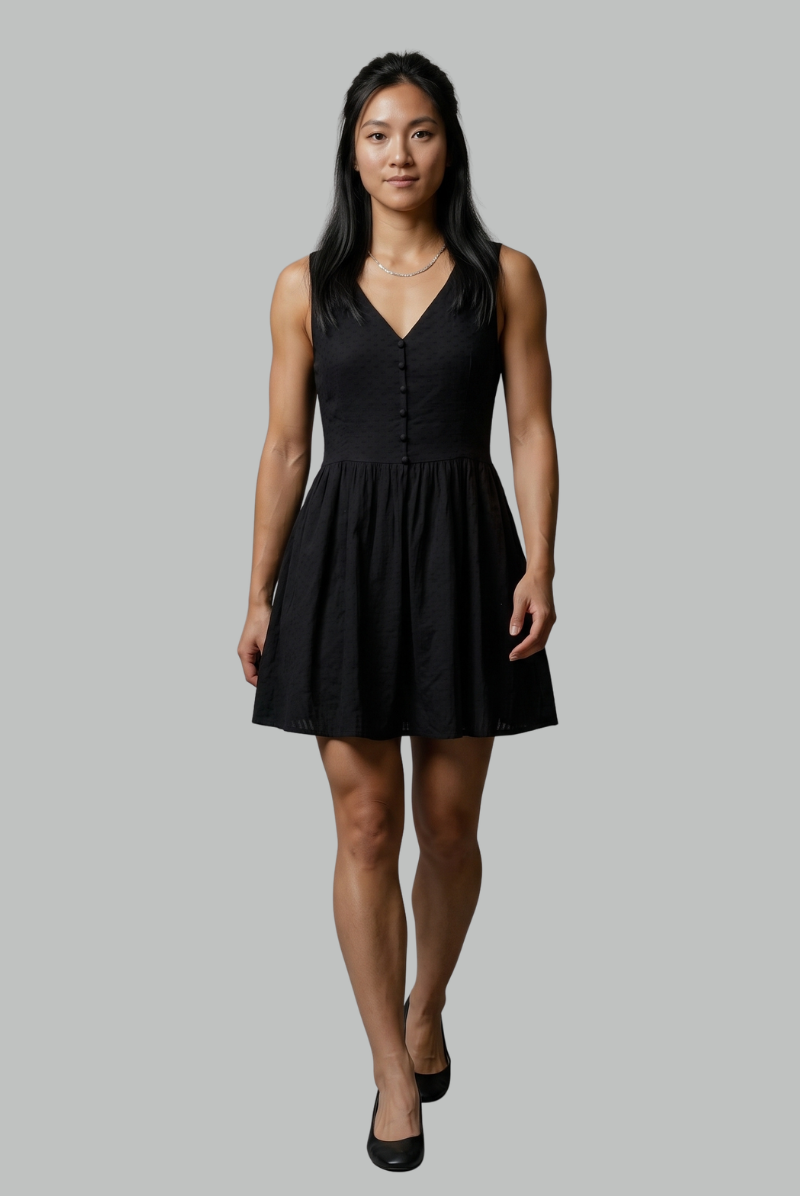 Lydia Textured Fit & Flare Dress