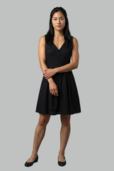 Lydia Textured Fit & Flare Dress