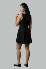 Lydia Textured Fit & Flare Dress