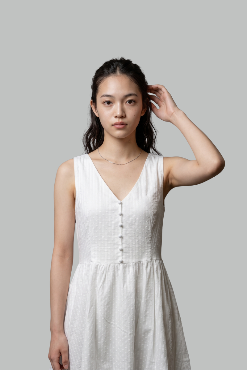 Lydia Textured Fit & Flare Dress