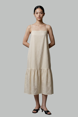 Lydia Textured Pocket Midi Dress