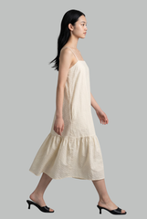Lydia Textured Pocket Midi Dress