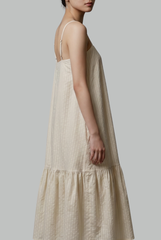 Lydia Textured Pocket Midi Dress