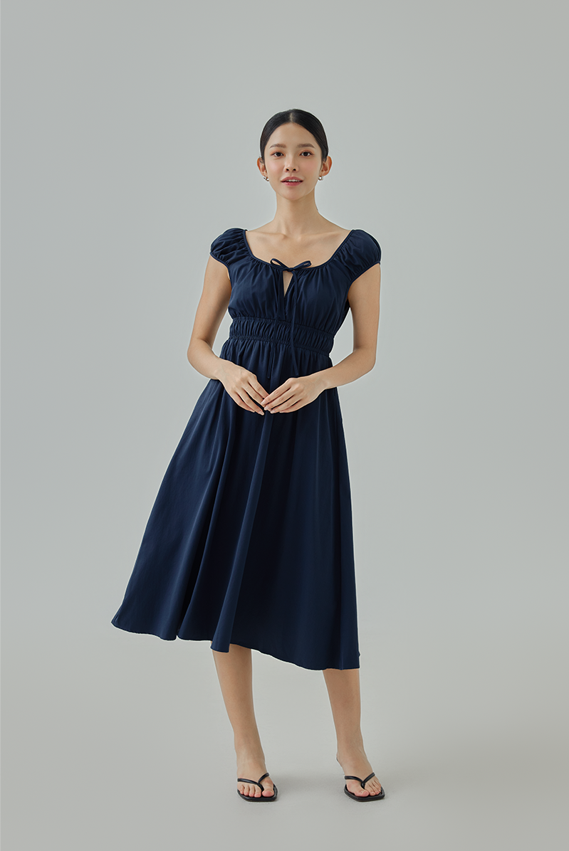 Elias Fit & Flare Midi Dress