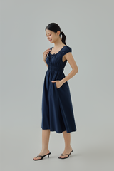 Elias Fit & Flare Midi Dress
