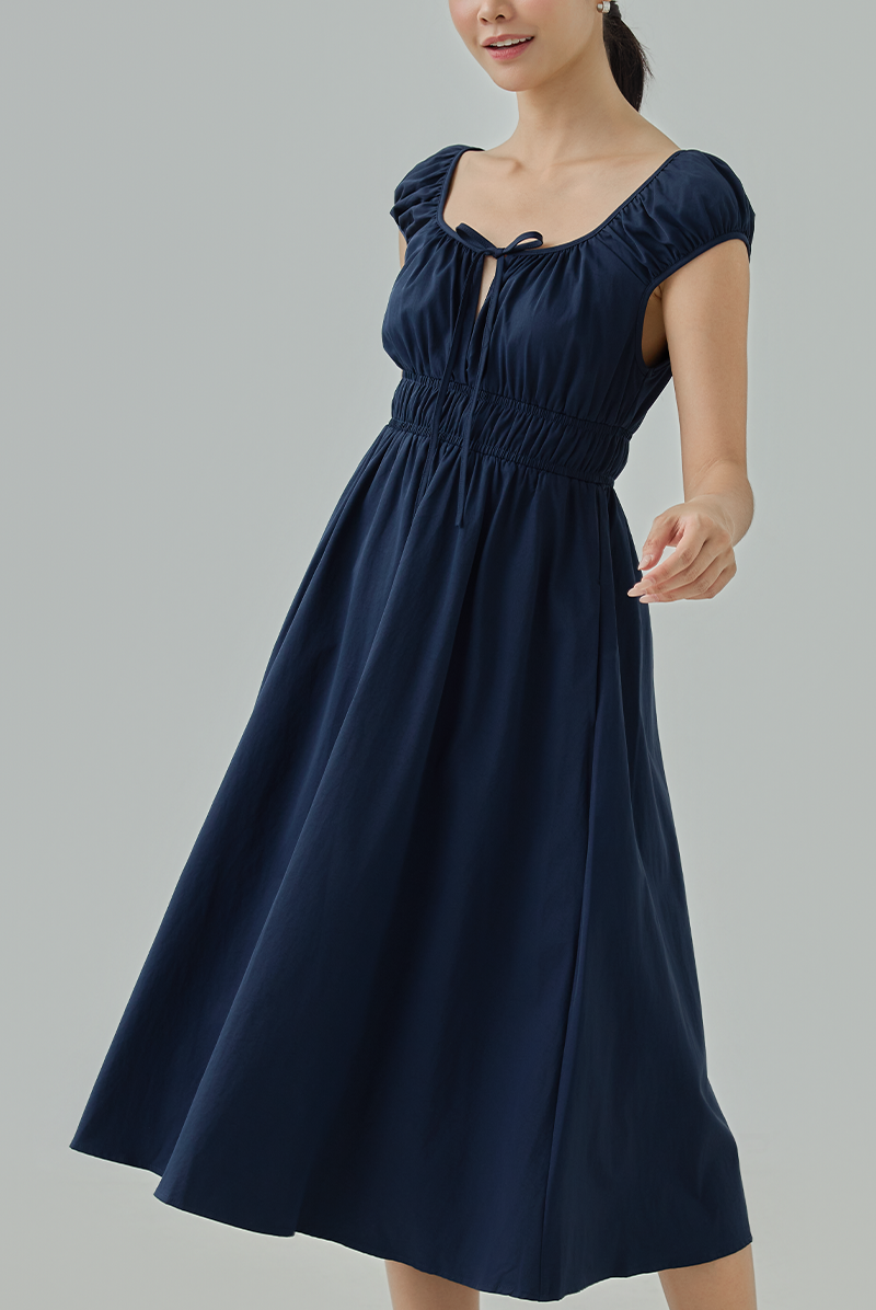 Elias Fit & Flare Midi Dress