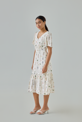 Aurelia Floral Printed Midi Dress