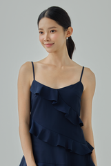 Ruby Ruffle Mini Dress