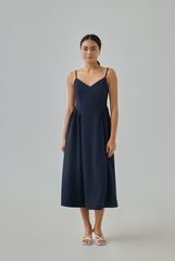 Liona Fit & Flare Midi Dress