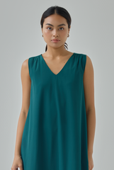 Nadine Tie-Back Flow Midi Dress